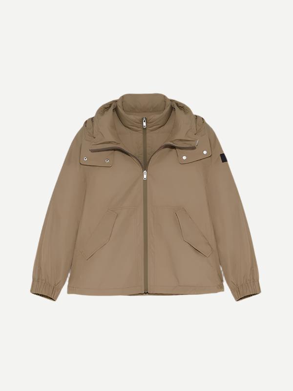 Yves Salomon Army | Technical Short Jacket in Bambou