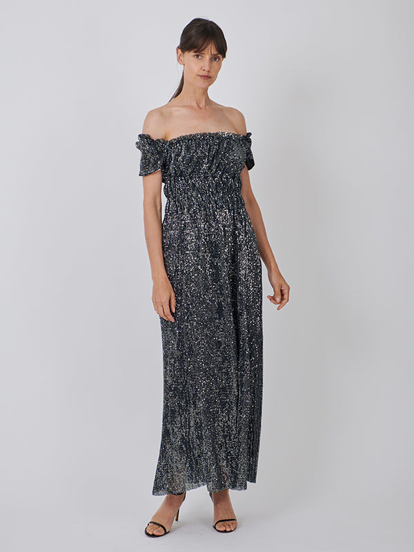 Altuzarra Lily Dress in Midnight Silver