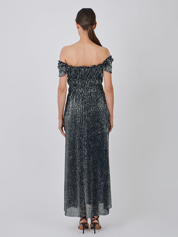 Altuzarra Lily Dress in Midnight Silver