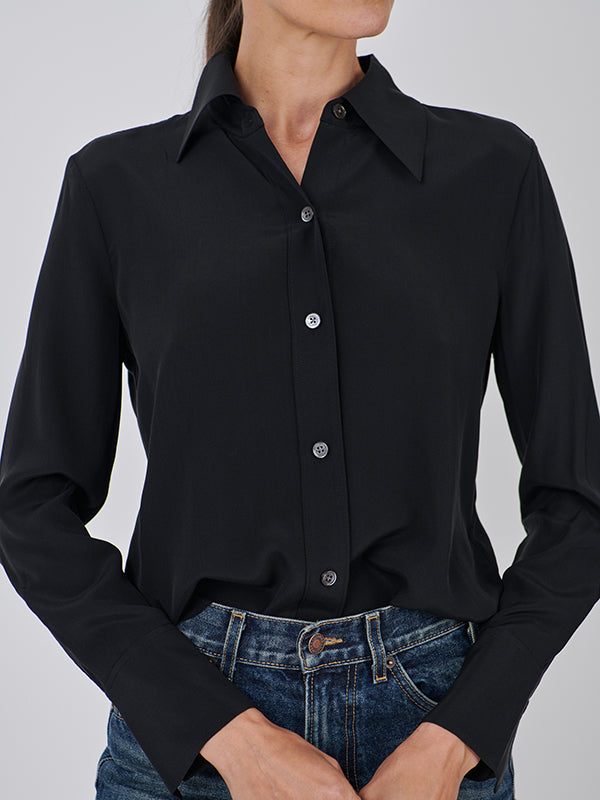 Equipment Leona Shirt in True Black