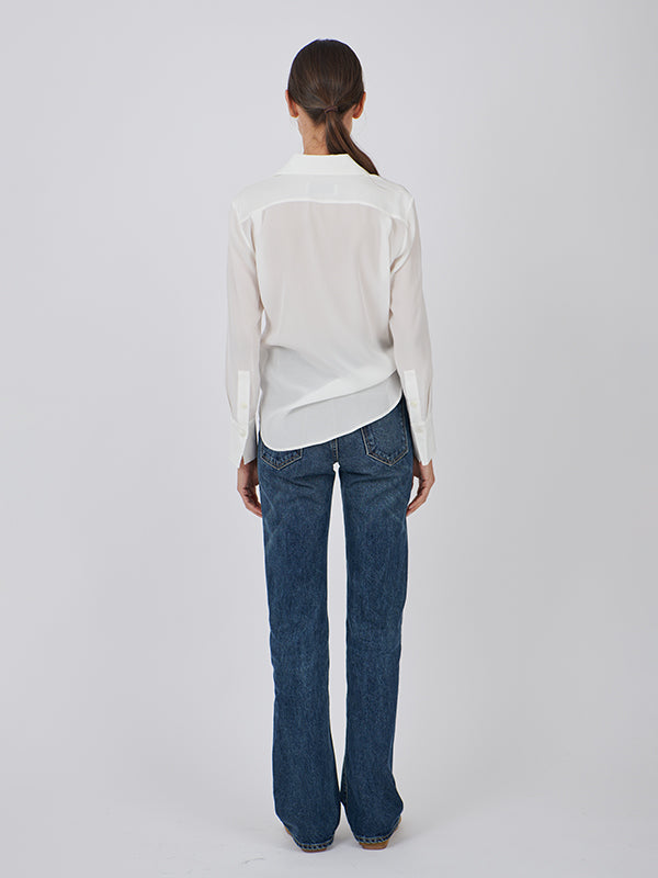 Equipment Leona Shirt in Natural White