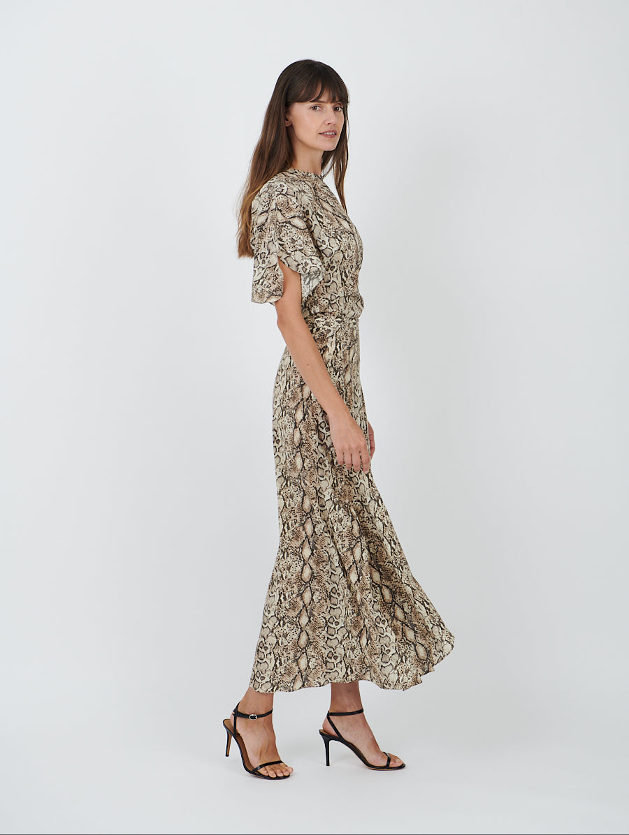 Isabel Marant | Sakura Skirt in Natural Python