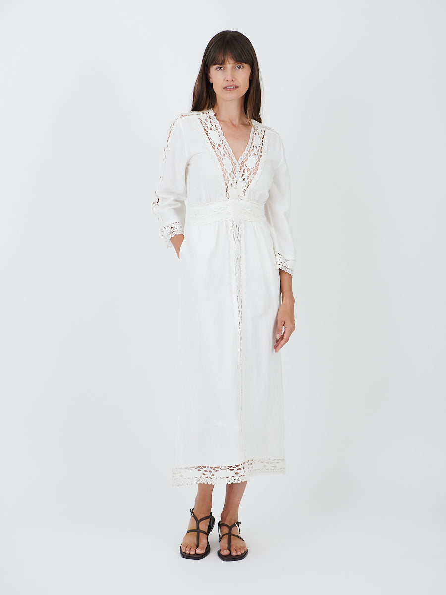 ISABEL MARANT | Veona Dress in White