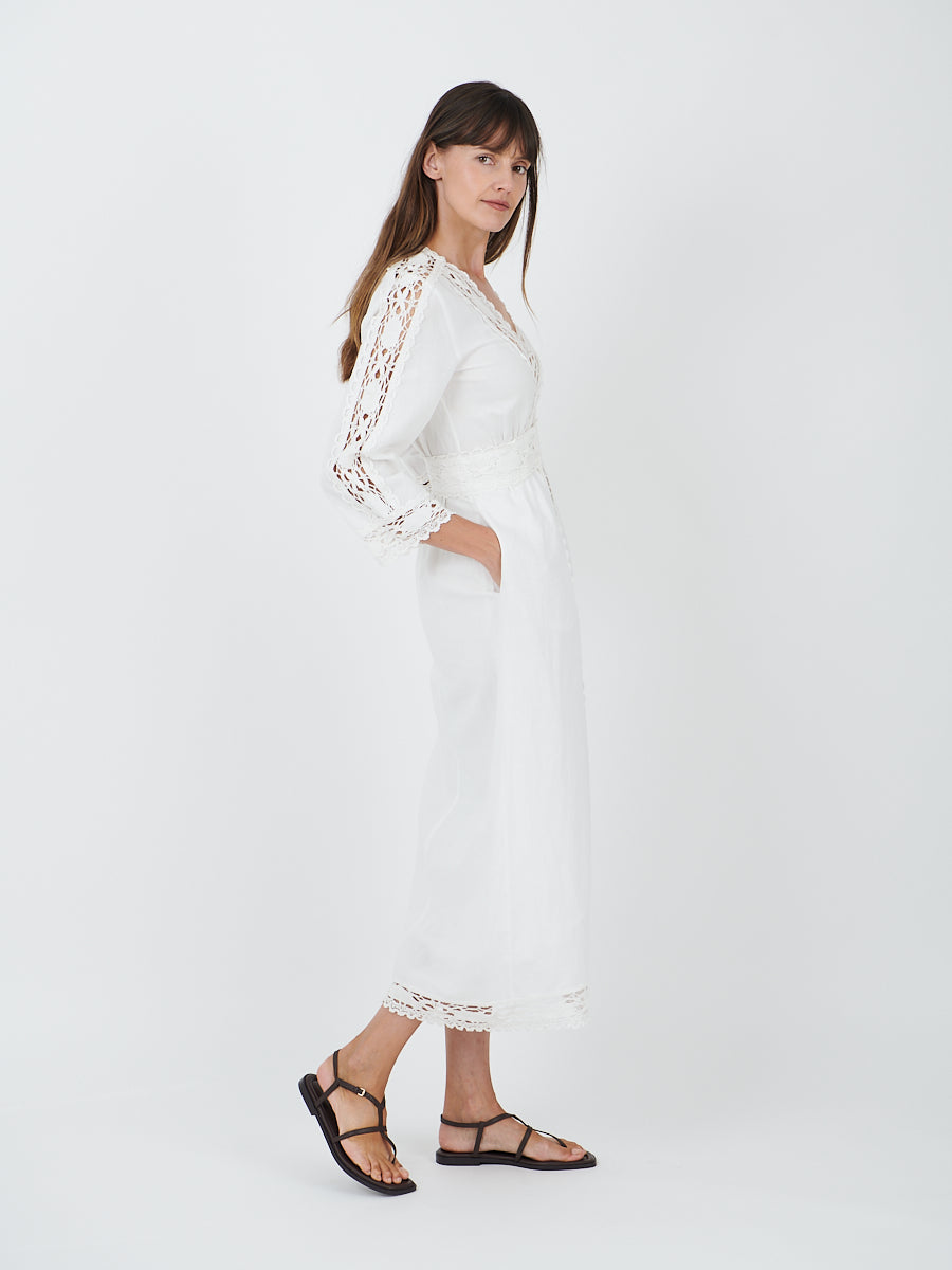 ISABEL MARANT | Veona Dress in White