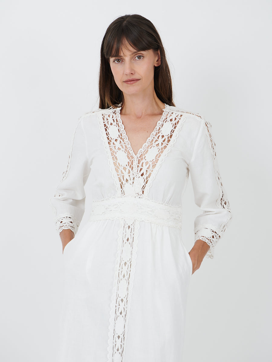 ISABEL MARANT | Veona Dress in White