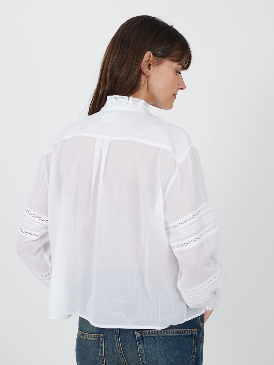 Valda Shirt in White