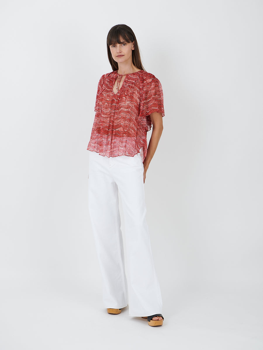 Isabel Marant | Neslya Top in Red