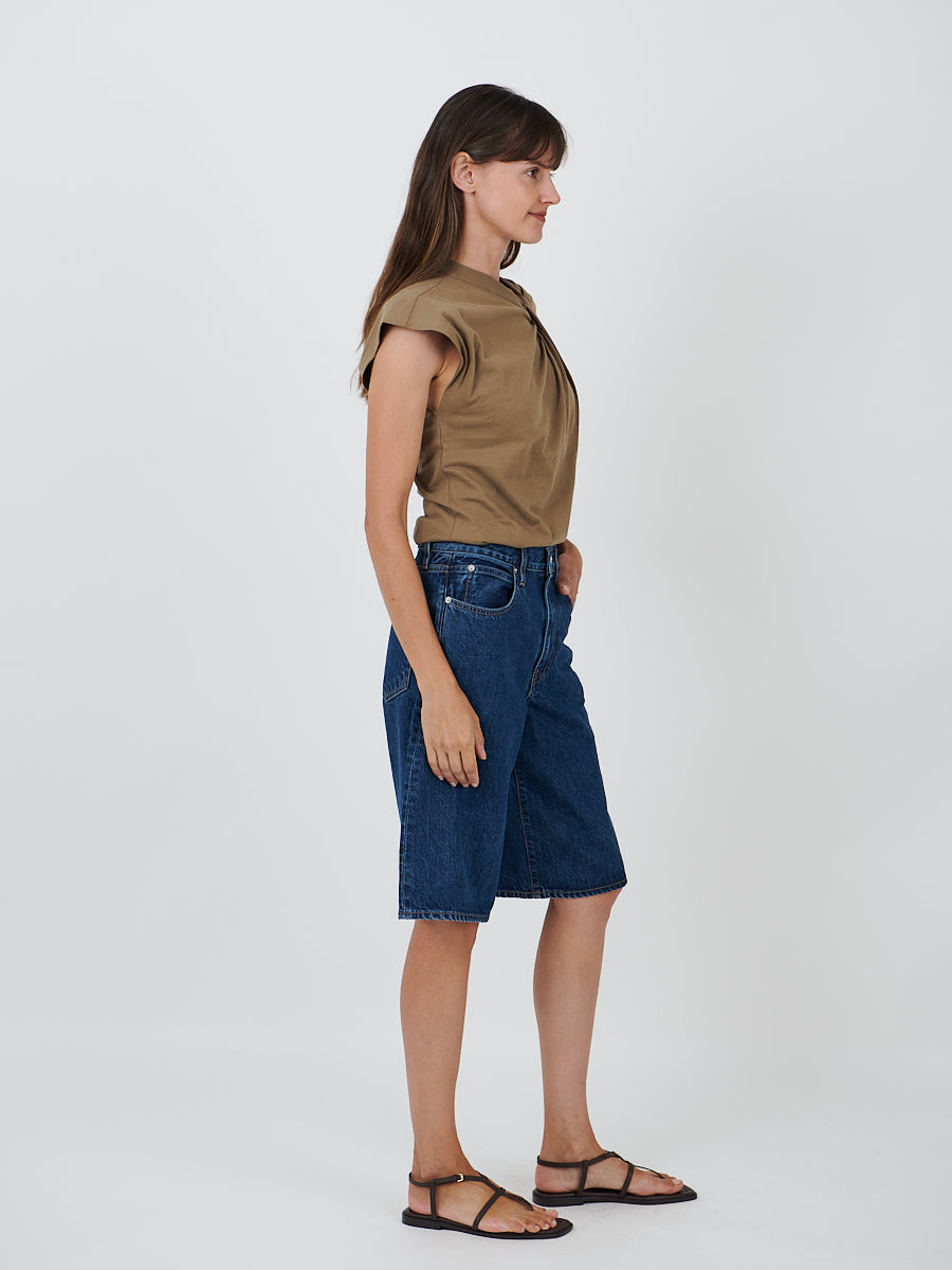 ISABEL MARANT | Nayda Tee in Light Khaki