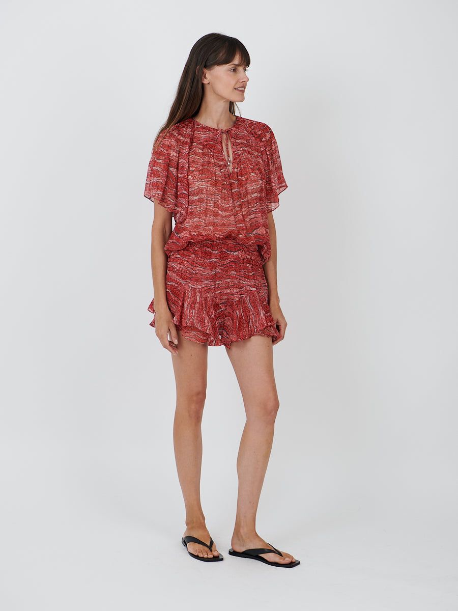 Isabel Marant | Neslya Top in Red