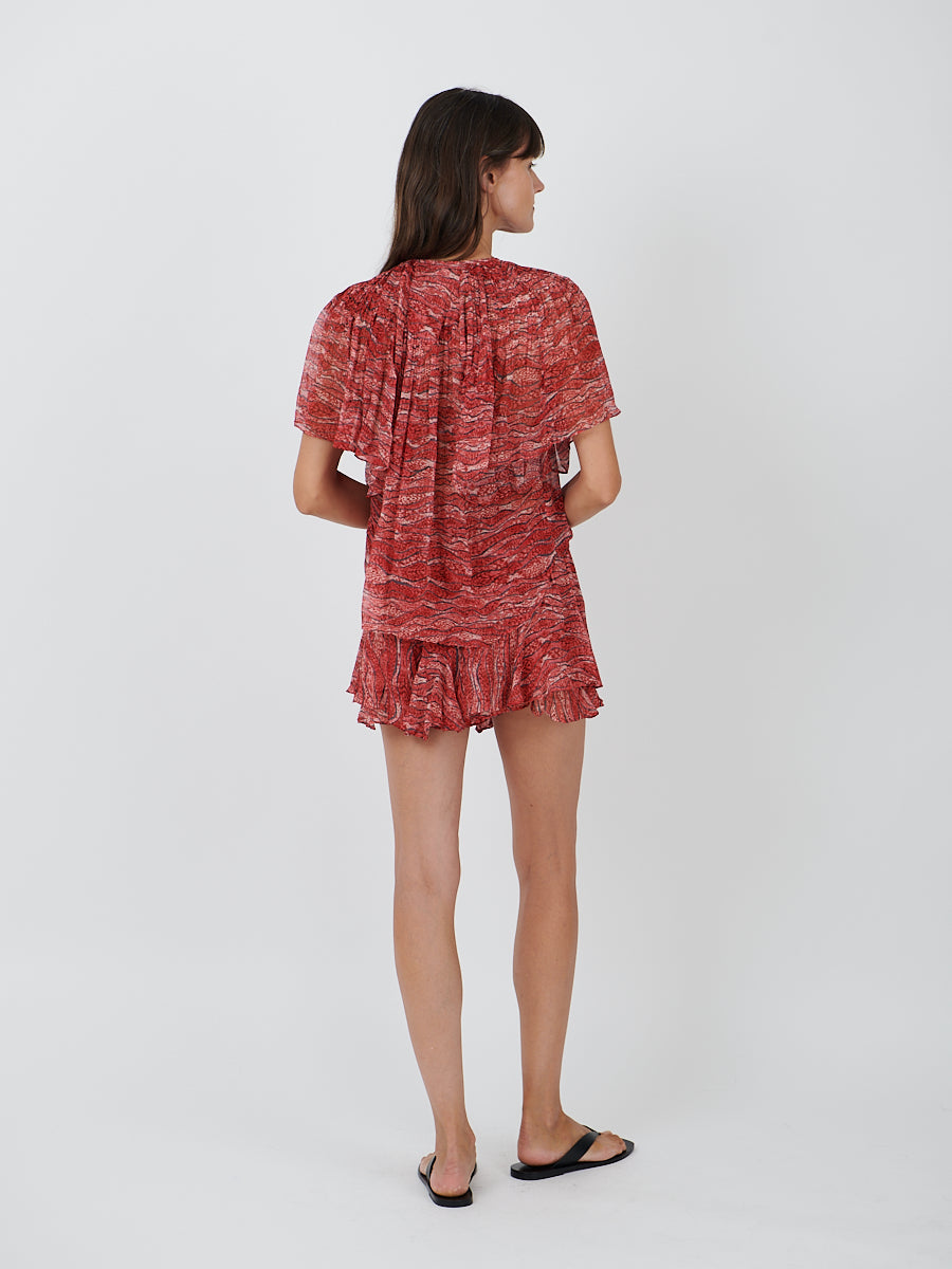 Sornel Shorts in Red