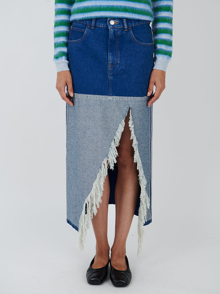 Marni | Denim Skirt in Ocean