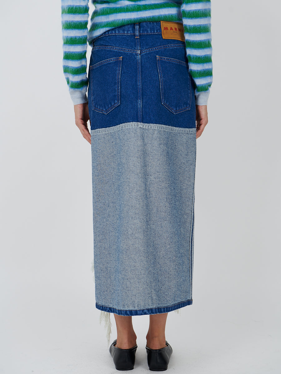 Marni | Denim Skirt in Ocean