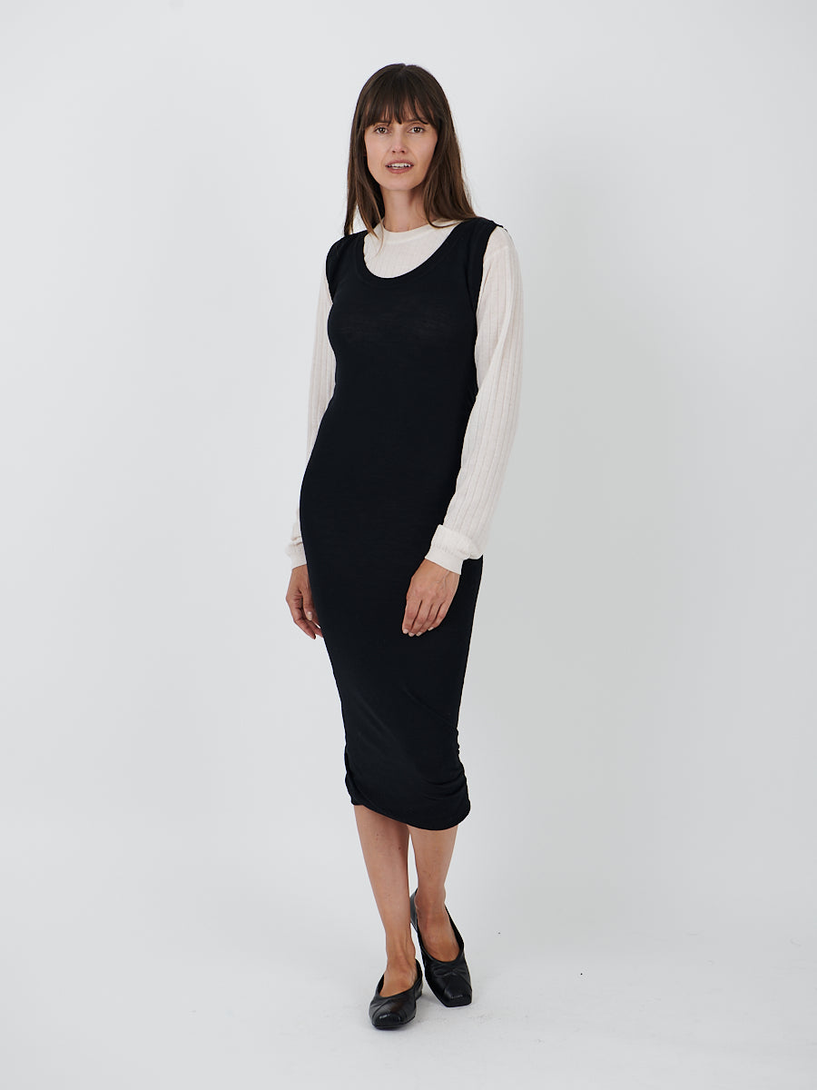 Marni | Layered Maxi Dress in Black