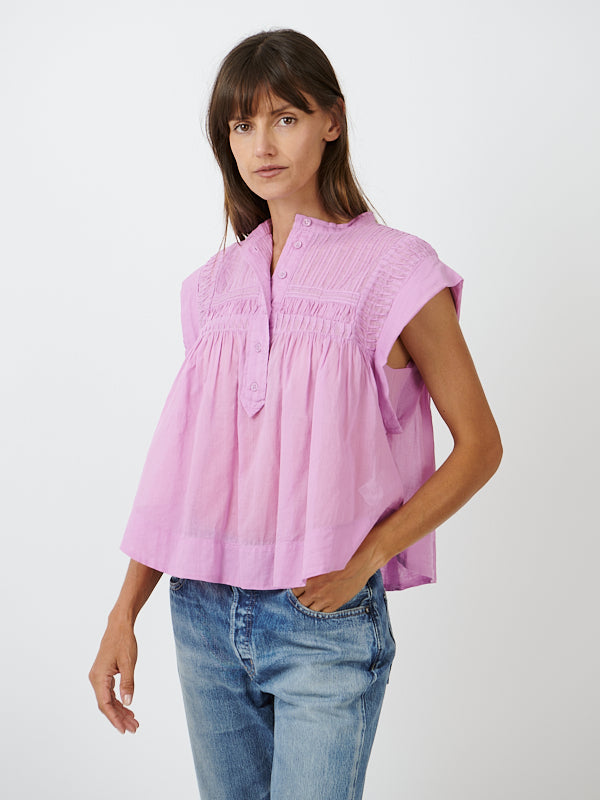 Isabel Marant Etoile | Leaza Top in Mauve