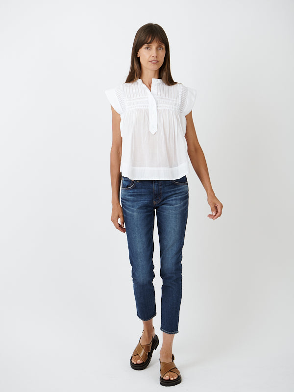 Isabel Marant Etoile | Leaza Top in White