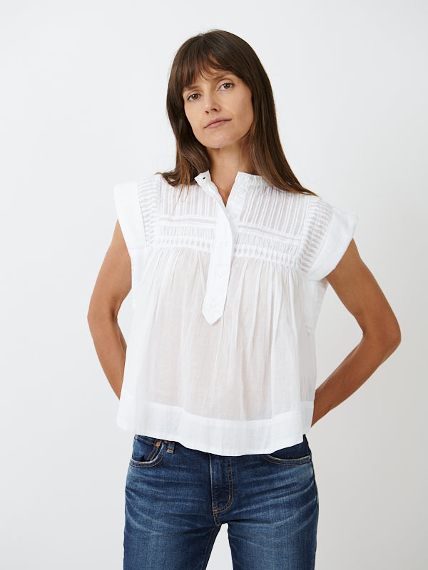 Isabel Marant Etoile | Leaza Top in White