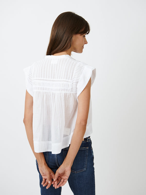 Isabel Marant Etoile | Leaza Top in White