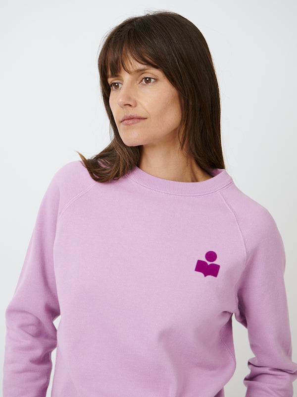 Isabel Marant Etoile | Milla Sweat Shirt in Lilac/Purple