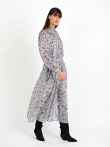 Isabel Marant Etoile | Dalida Dress in Ecru/Lilac