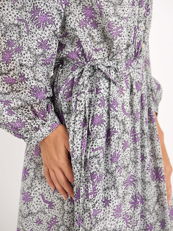 Isabel Marant Etoile | Dalida Dress in Ecru/Lilac