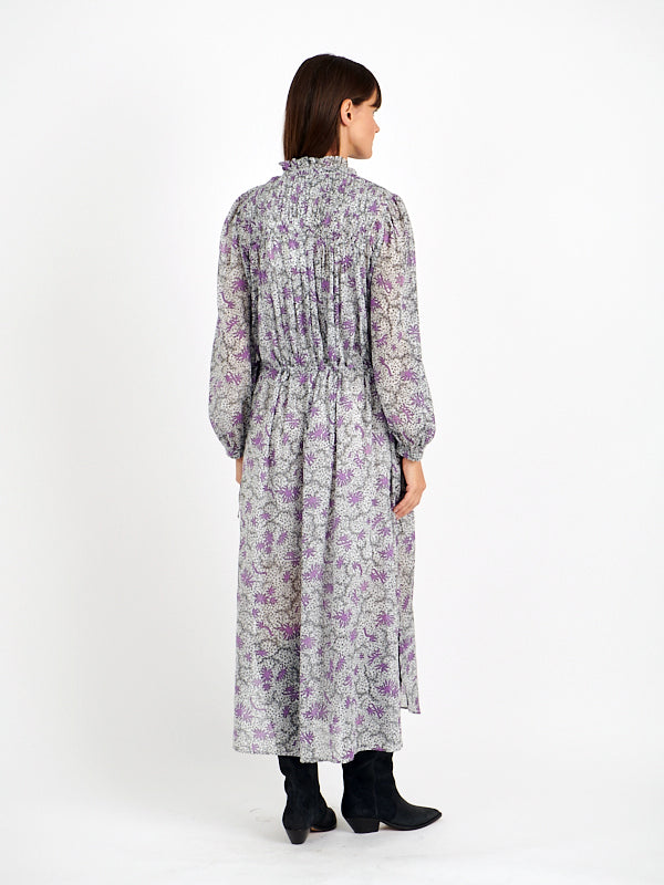 Isabel Marant Etoile | Dalida Dress in Ecru/Lilac