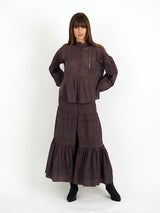 Isabel Marant Etoile | Gihane Skirt in Dark Plum