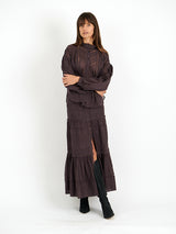 Isabel Marant Etoile | Gihane Skirt in Dark Plum