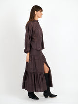 Isabel Marant Etoile | Gihane Skirt in Dark Plum