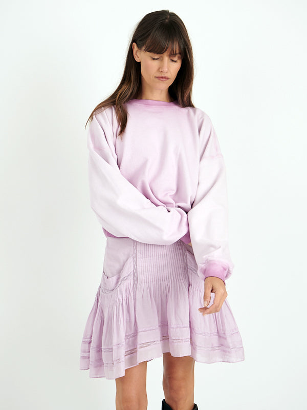 ISABEL MARANT ETOILE | Pulia Sweat Shirt in Lilac