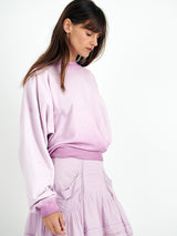 ISABEL MARANT ETOILE | Pulia Sweat Shirt in Lilac