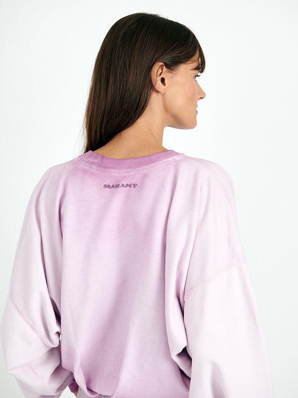 ISABEL MARANT ETOILE | Pulia Sweat Shirt in Lilac