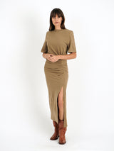 Isabel Marant | Lexia Dress in Light Khaki