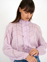 ISABEL MARANT Etoile | Gaia Top in Lilac