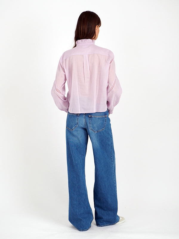 ISABEL MARANT Etoile | Gaia Top in Lilac