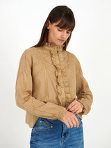 ISABEL MARANT Etoile | Gaia Top in Khaki