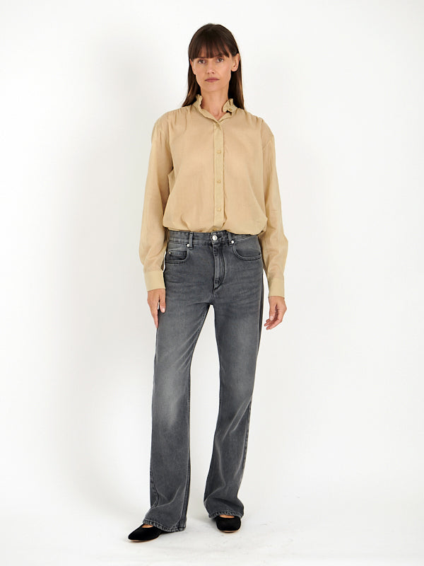 Marant Etoile | Gamble Top in Light Kahki