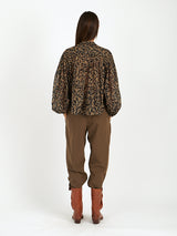 Isabel Marant | Salika Top in Black/Ochre