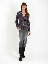 ISABEL MARANT | Majorie Top in Dark Plum