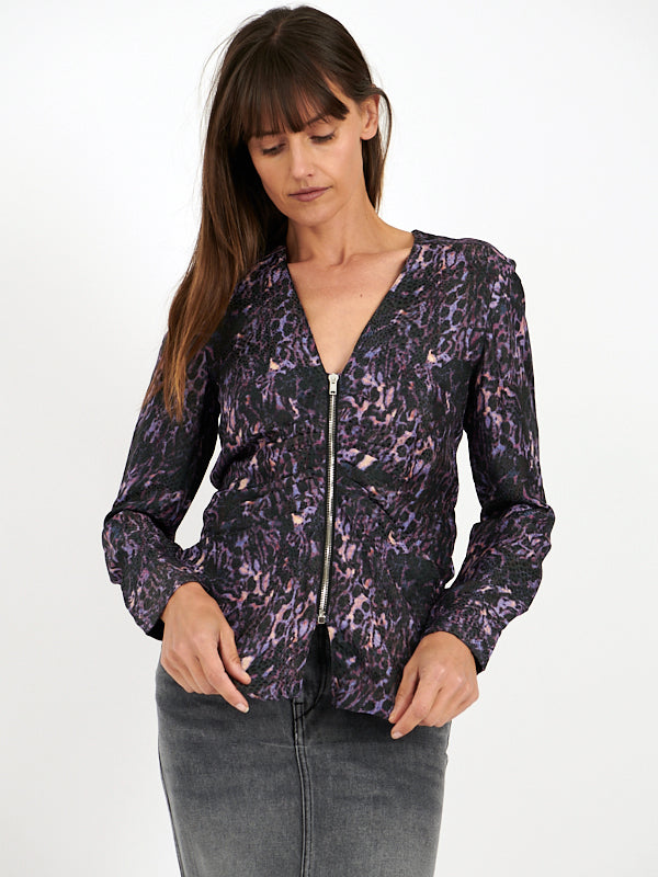 ISABEL MARANT | Majorie Top in Dark Plum