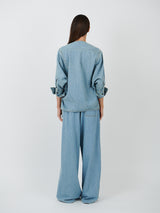 Dries Van Noten | Clarissa Denim Shirt in Ice Blue