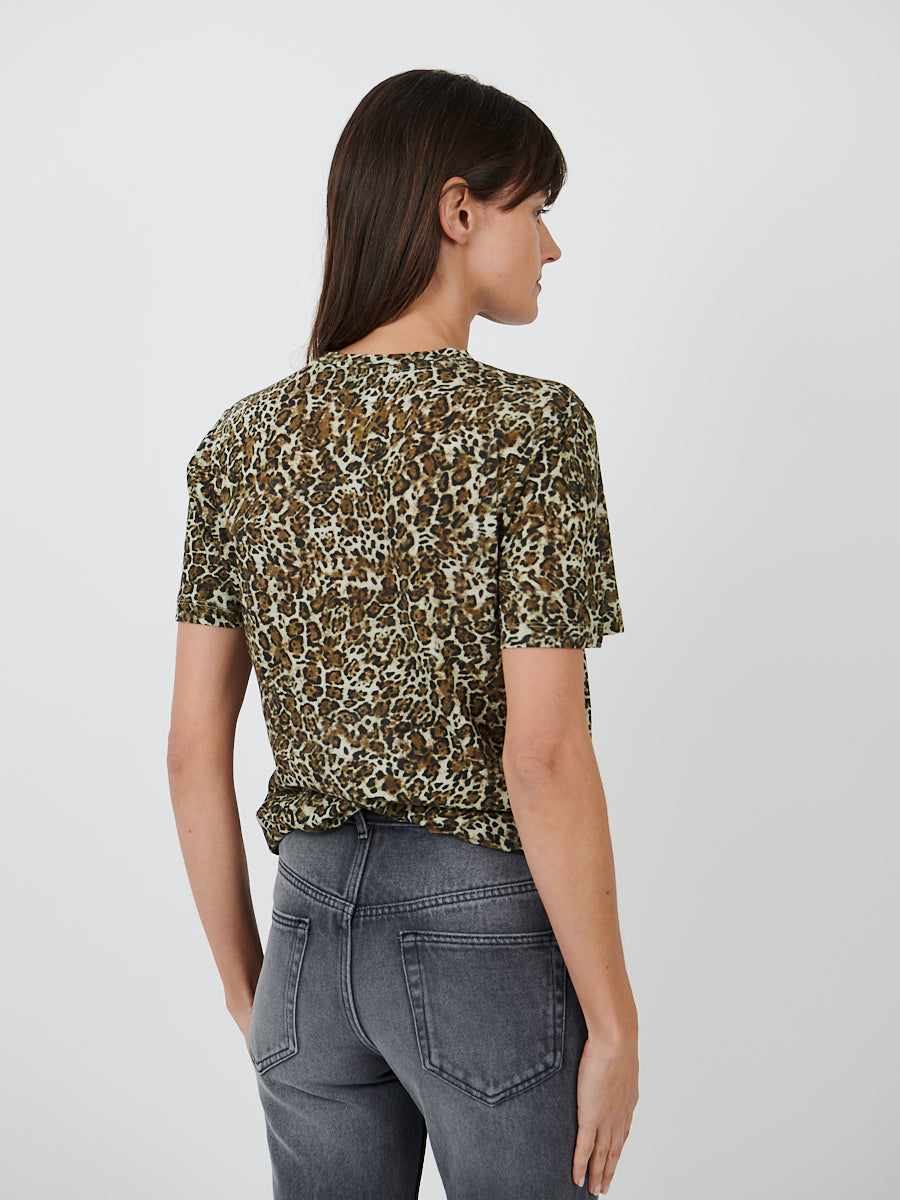 Isabel Marant | Zewel Tee Shirt in Leopard