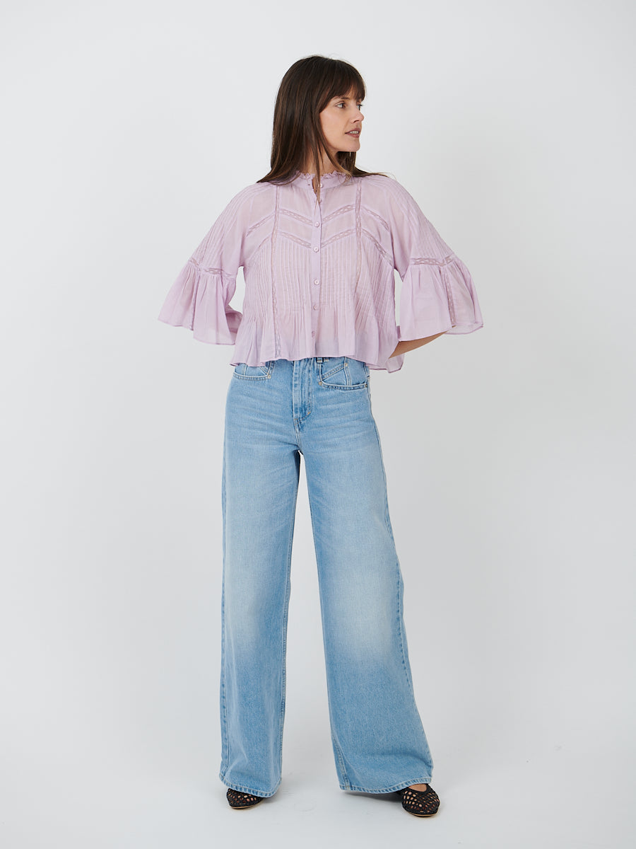 Isabel Marant Etoile | Gramy Top in Lilac