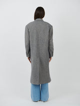 Lexana Coat in Black/Ecru