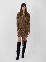 Isabel Marant | Cleora Dress in Leopard