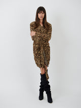 Isabel Marant | Cleora Dress in Leopard