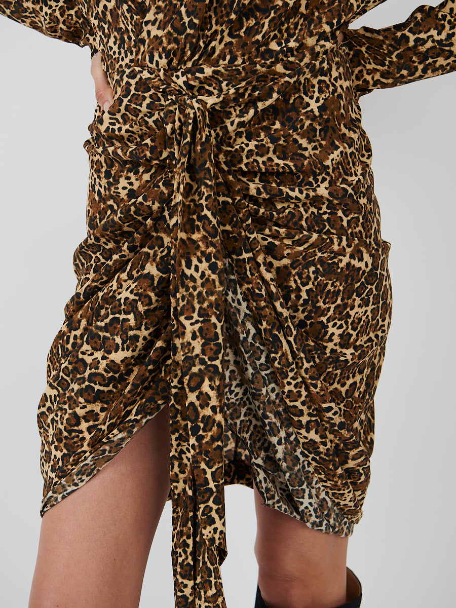 Isabel Marant | Cleora Dress in Leopard