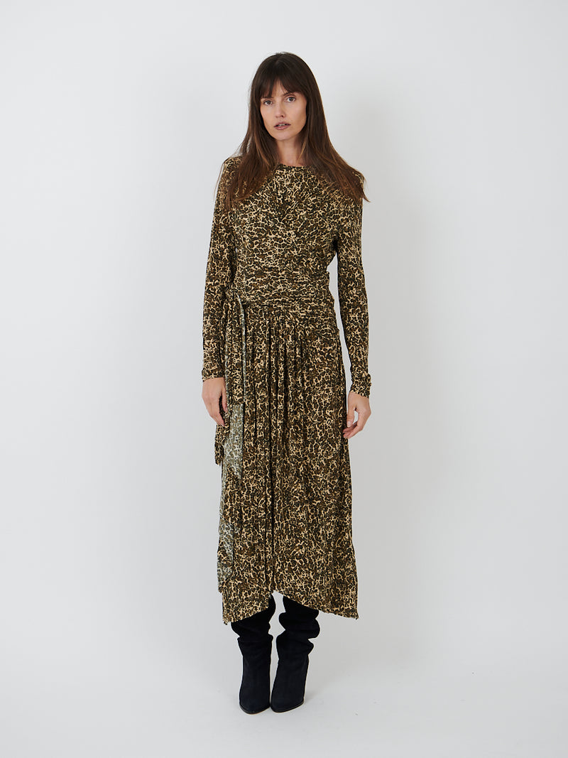 Isabel Marant | Zeidi Dress in Brown