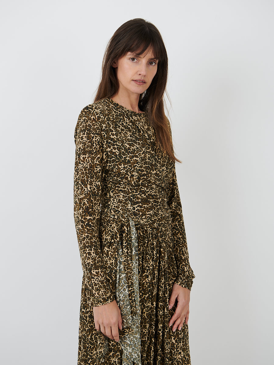 Isabel Marant | Zeidi Dress in Brown