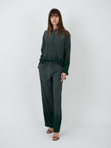 Victoria Beckham | Pyjama Trouser in Green Chain