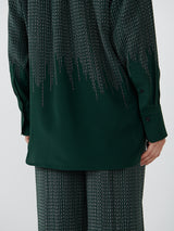 Victoria Beckham | Pyjama Shirt in Green Chain